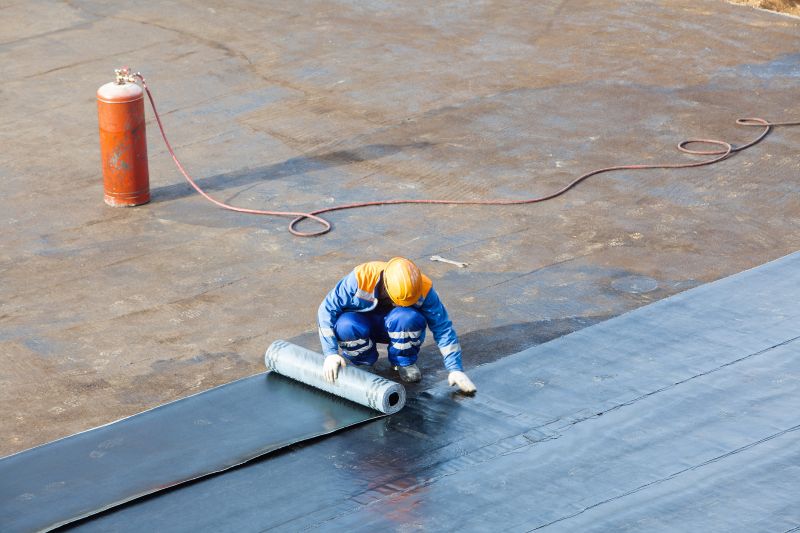 Flat Roof Waterproofing detail